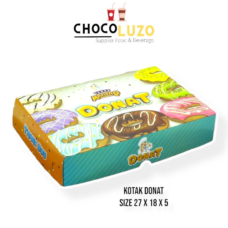 

Dus Donat / Kotak Donat Dus Roti Bakar 10 Pcs
