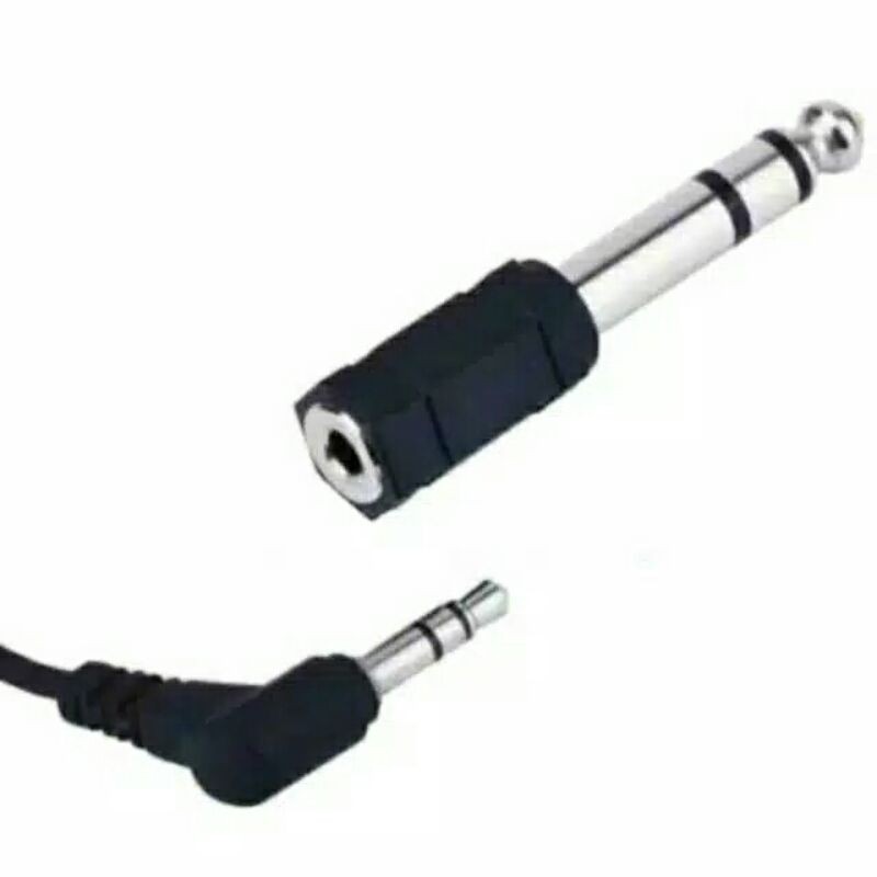 perubah jack besar 6.5mm To 3.5mm / Jack lubang Besar ke port headset handphone