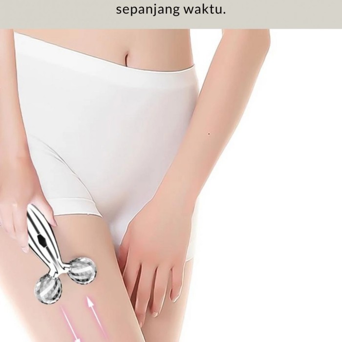 SLIM FACE MASSAGE KOREAN V ROLL SHAPER Pengencang Wajah Tirus