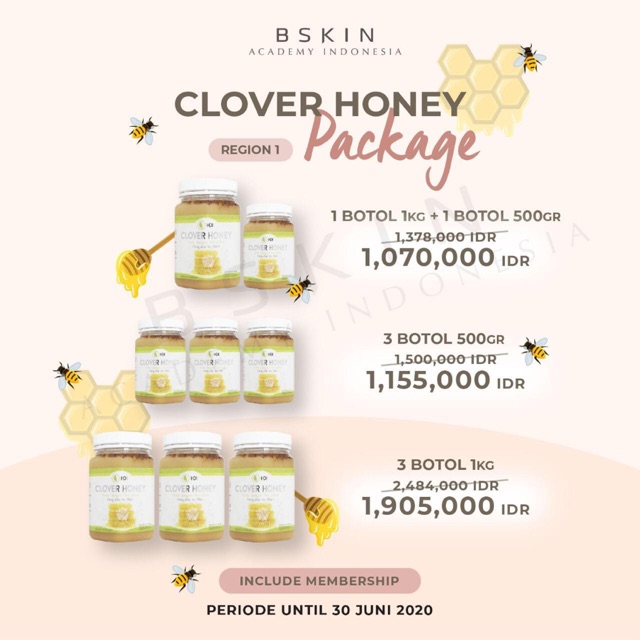 Paket Madu + FREE Membership LIFETIME