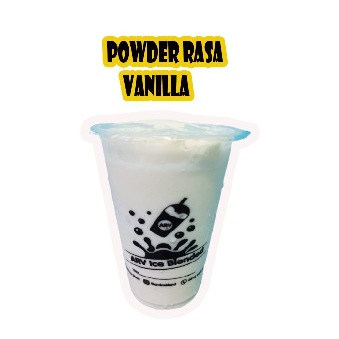 

Bubuk Minuman Rasa VANILLA / Powder Drink Plain 500gr