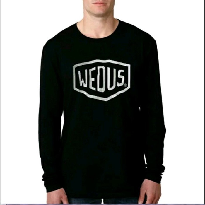 Kaos Baju Obral Combed 30S Distro WEDUS DEUS Lengan PANJANG polos