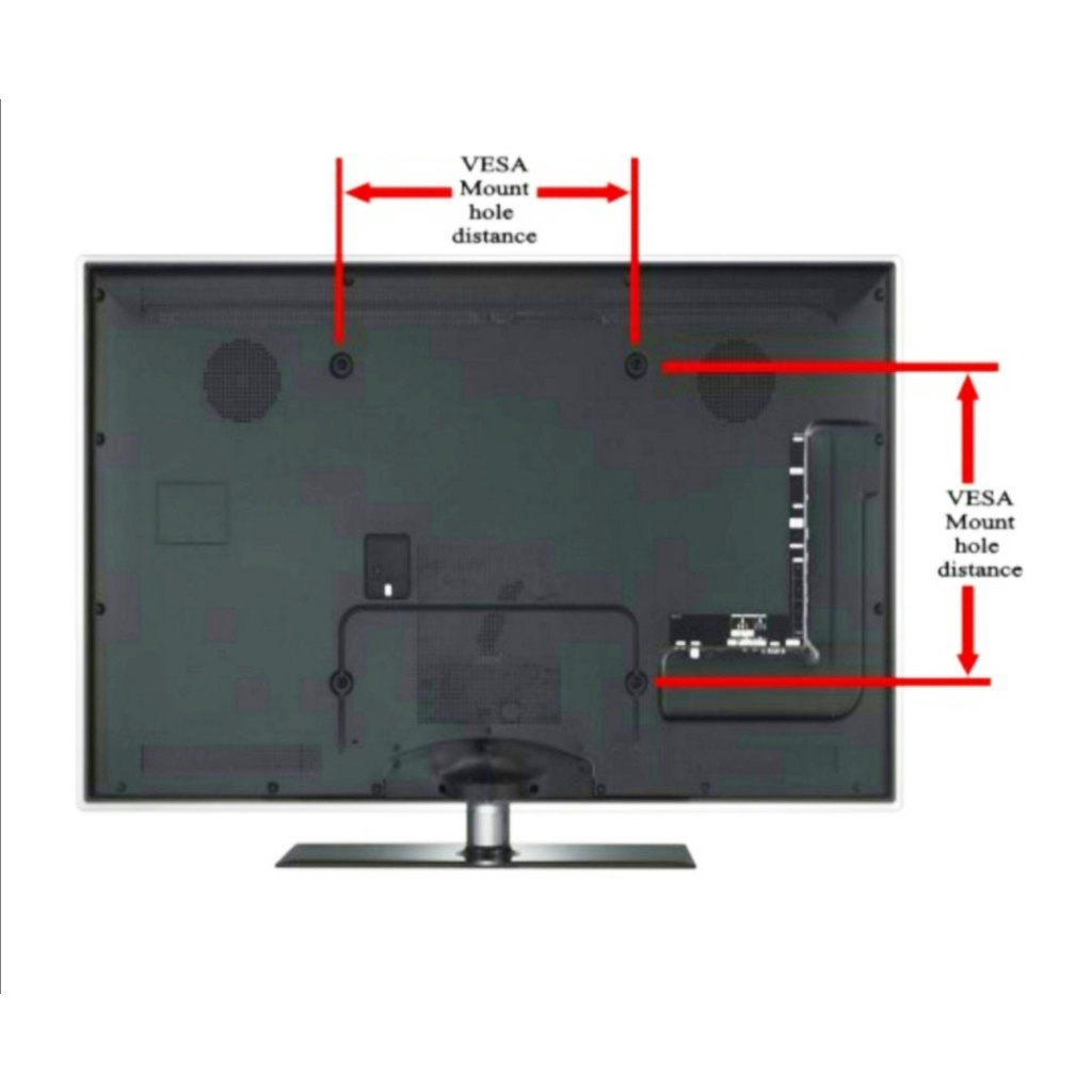 BRACKET TV FIX LED LCD 14&quot; - 42' / BRACKET TV DINDING 14 INCH HINGGA 42 INCH