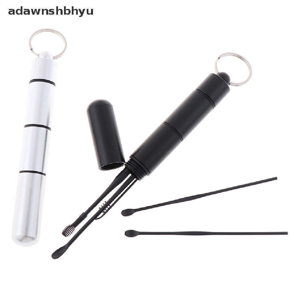 Adawnshbhyu 6Pcs Set Pembersih Telinga Portable Ear Wax Remover Alat Pembersih Telinga Kuret Earpick