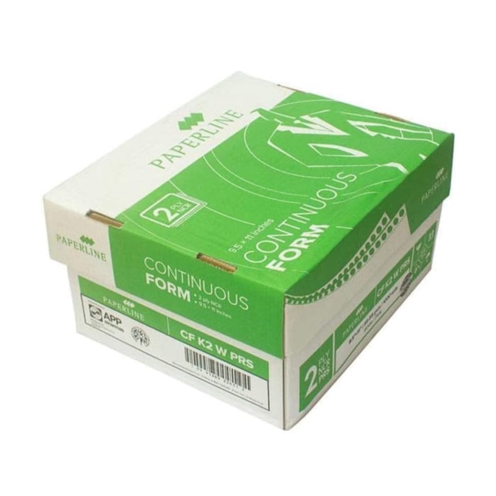 

Continuous Form PAPERLINE 2 ply warna 9.5 x 11 inch (K2 W PRS)