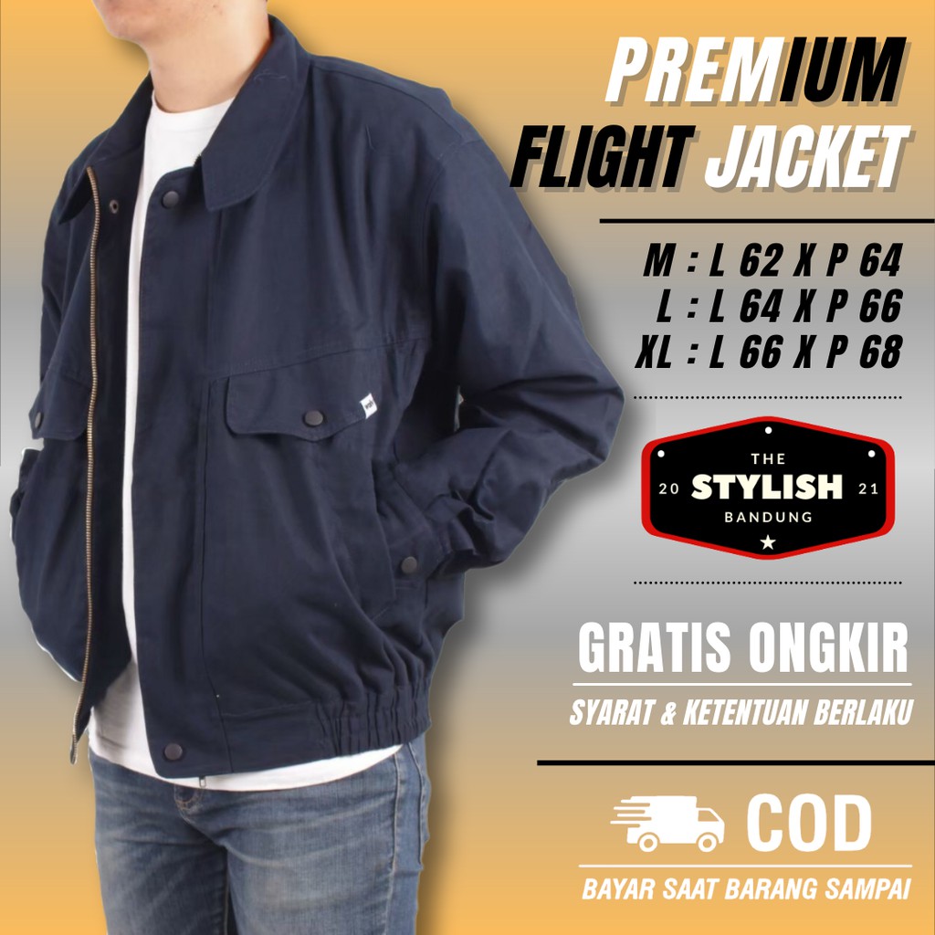 Flight Jacket / Jaket Pilot / Aero Flight Jacket / Jaket Casual / Jaket Pria / Jaket Kece