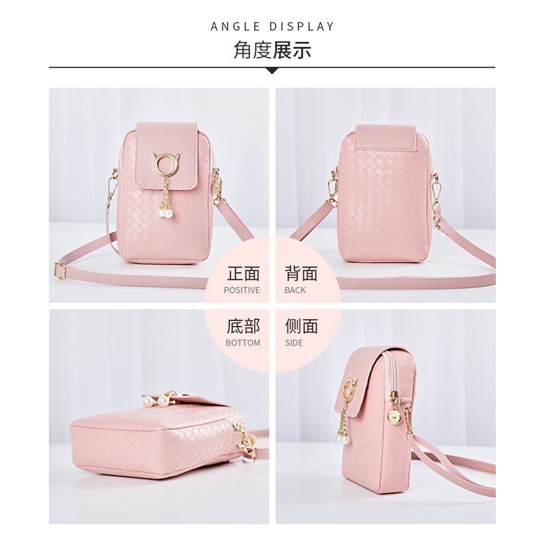 Asin829 Tas selempang mini wanita suspender bag mini sling bag T106 Sling bag / tas bahu / gaya tas suspender Korea