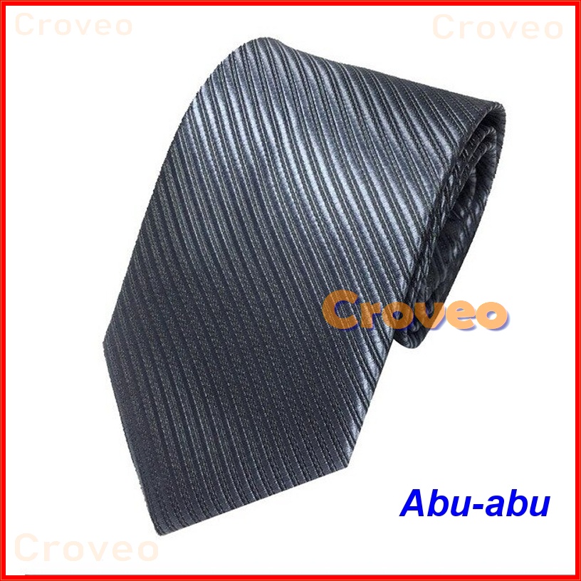 Dasi IMPORT Panjang Pria 3 Inch Hitam Dewasa Cowok Lebar Motif Garis Salur Formal Wisuda Ospek Setelan Kerja Kantor Merah Black 7.5cm 8 Cm Grosir Murah Import Resmi Satin Gold Biru Hijau Pesta Coklat Abu resleting Size Besar halus polos nectie Emas Putih