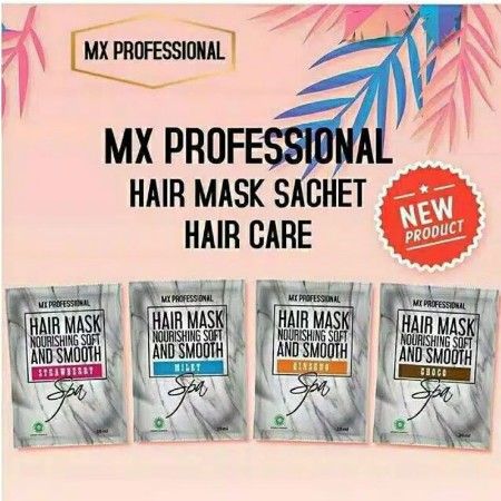 ⭐BAGUS⭐[SACHET] MX PROFESSIONAL HAIR MASK NOURISHING SOFT &amp; SMOOTH 30GR | Hair Mask / Masker Rambut