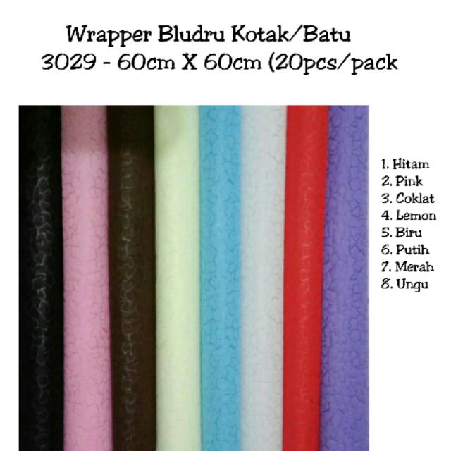 

Kertas bunga / bungkus bunga / wrapper bludru