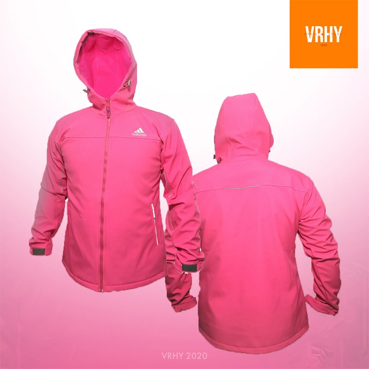 JAKET WANITA ADIDAS PINK ANTI AIR