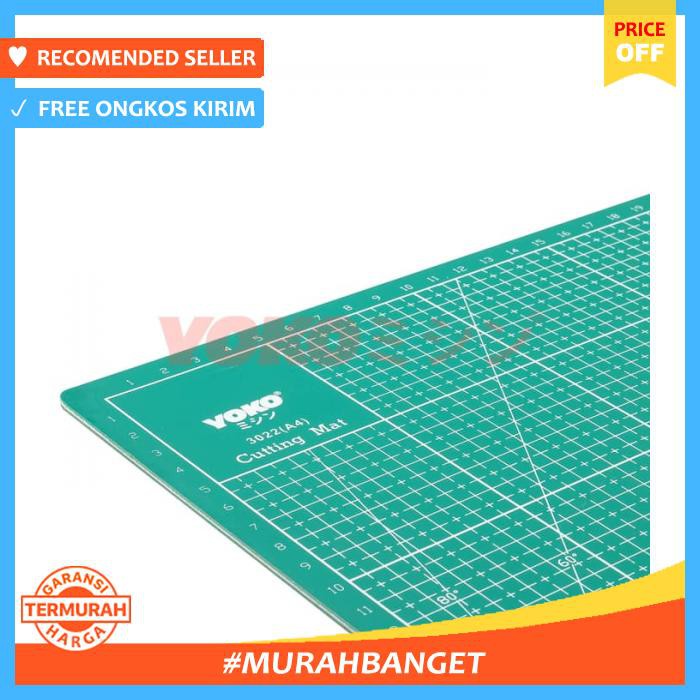 

Cutting Mat - 9Sea Ukuran A3 45X30Cm/Double Side Dua Sisi (Nine Sea) - Alat Pemotong Kertas