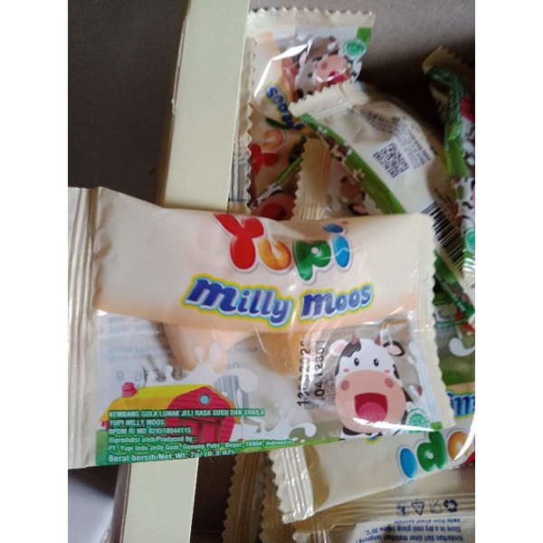 

Yupi Milly Moos Rasa Susu Vanilla 1 Pcs @7gr