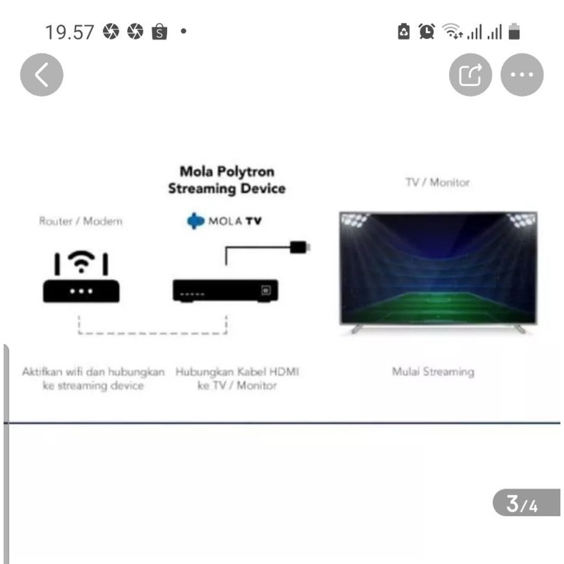 Polytron Mola TV Android PDB M11