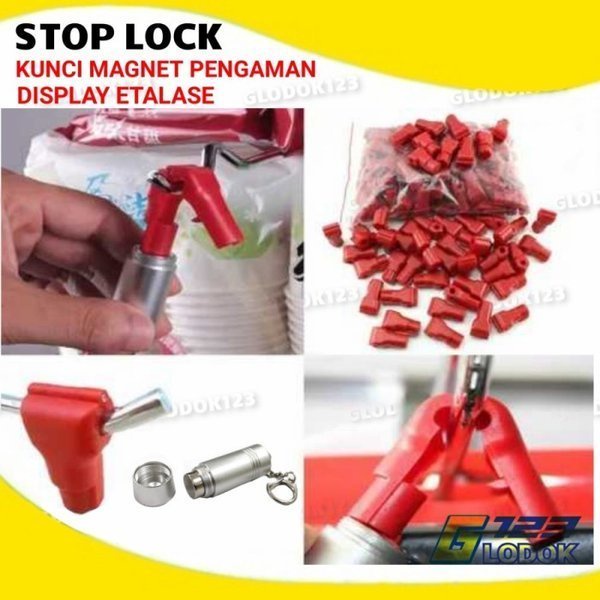 Stop Lock Security Display Kunci Pengaman Pengunci Ram Magnet