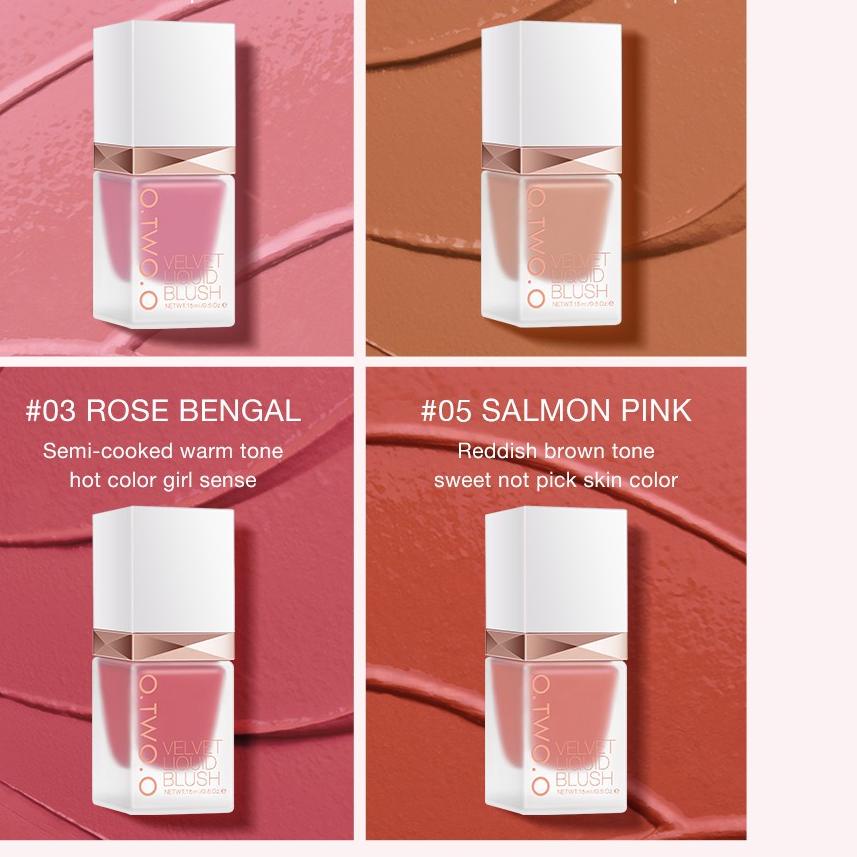 ❤️‍ [BPOM] O.Two.O Liquid Blush On Blusher Cair O Two O OtwoO Blush Fard A Joues buruan