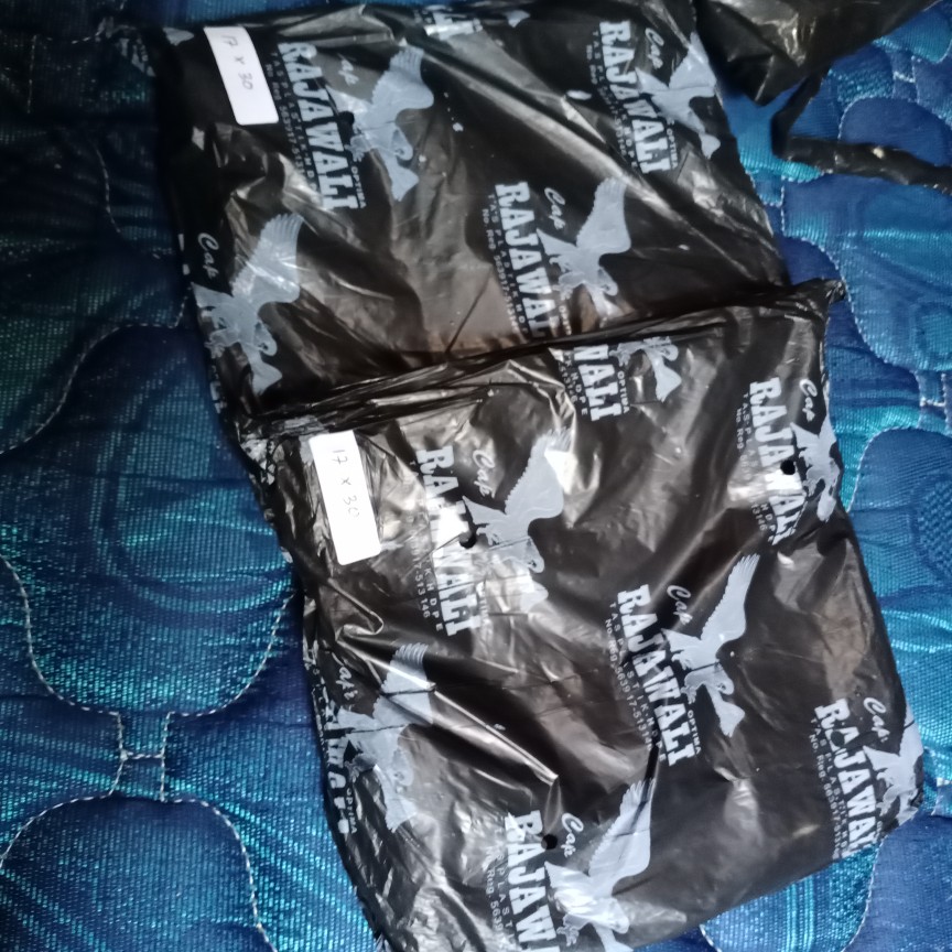 Polymailer 17×30cm Isi100pcs Extra Tebal 50 Mic Hitam Amplop Bag Plastik Packing Grosir