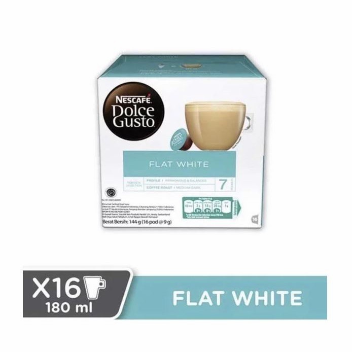 

Nescafe Dolce Gusto Flat White 16 Capsule