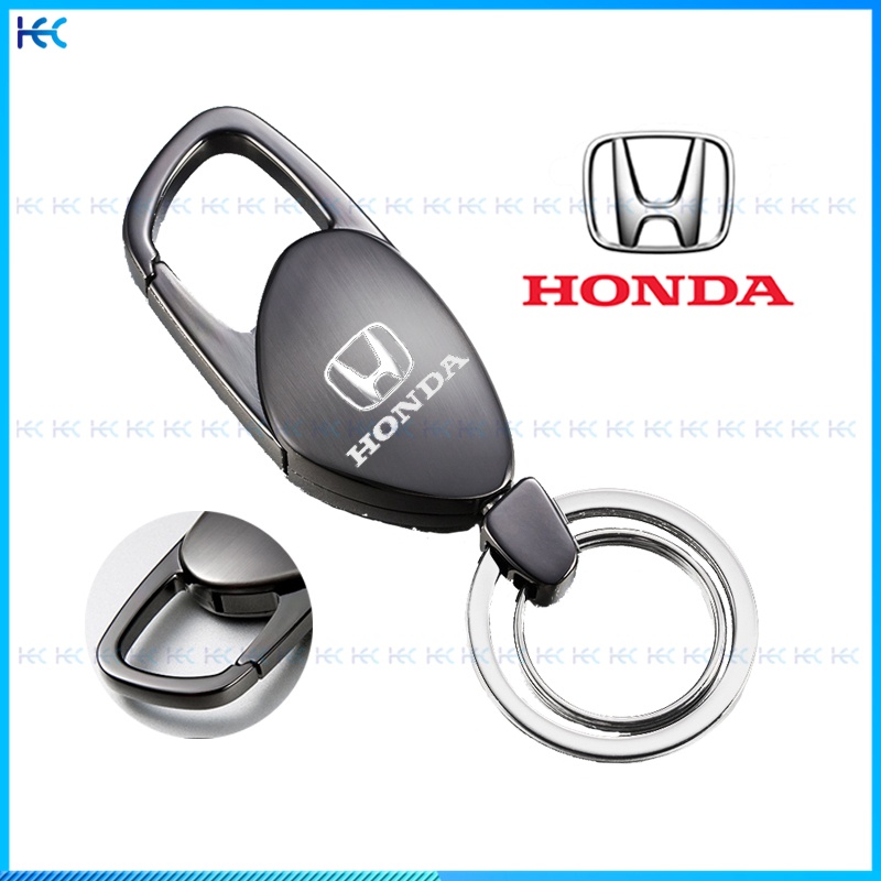 Gantungan Kunci Mobil Motor Bahan Alloy Metal Dengan logo Honda