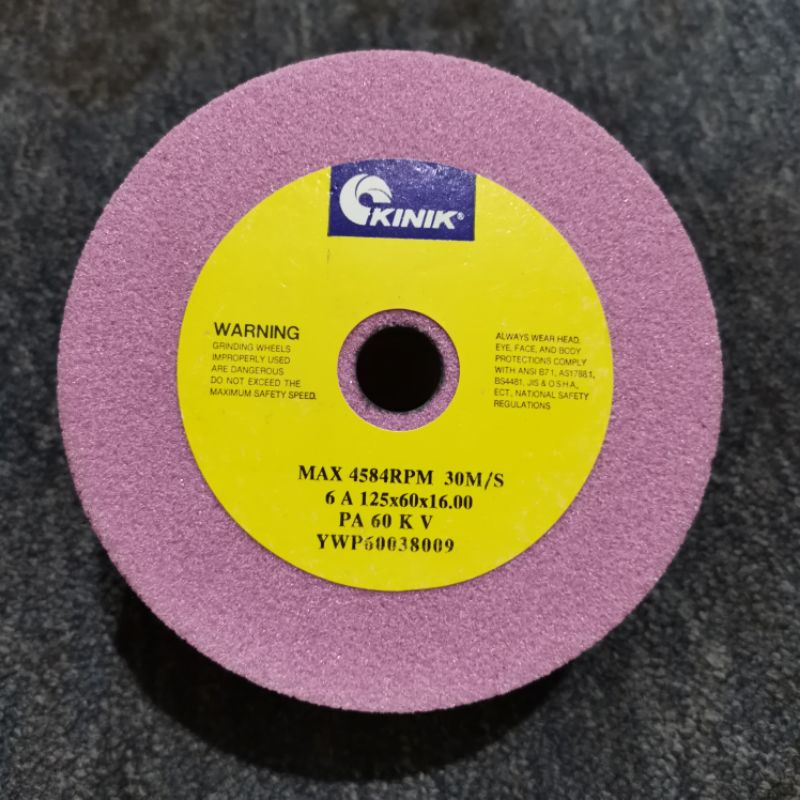 Batu Gerinda Poles Mangkok 5 Inch Kinik Pink 125 mm