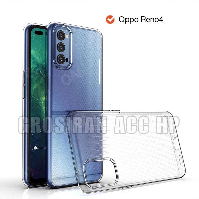 OPPO A53S A33 A53 2020 RENO 8Z 8 PRO+ 7 7Z 6 5 5F RENO 4 4G RENO 4F 4 PRO 4G 5G Sotfcase Bening Clear Case Silikon Transparan 2MM