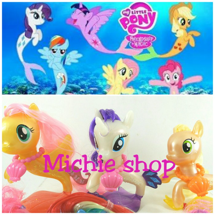 FIGURE MY LITTLE PONY MERMAID / PONY DUYUNG /PONY TALES