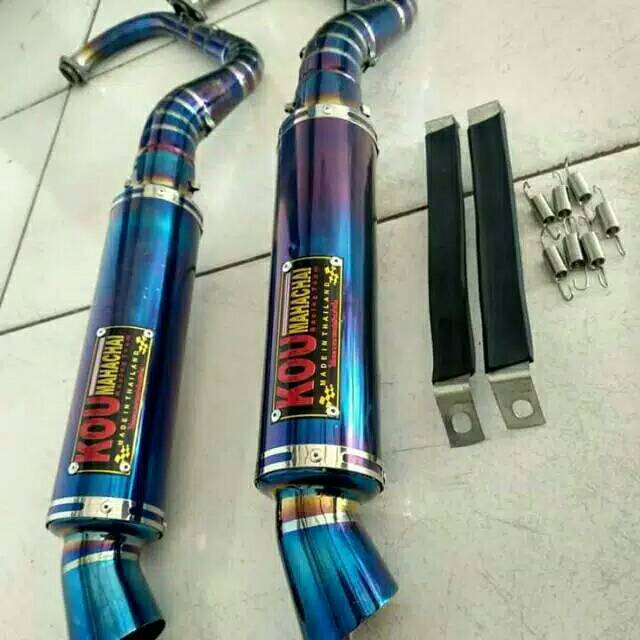 Knalpot racing KOU Bluemon mio sporty mio beat beat fi vario dll