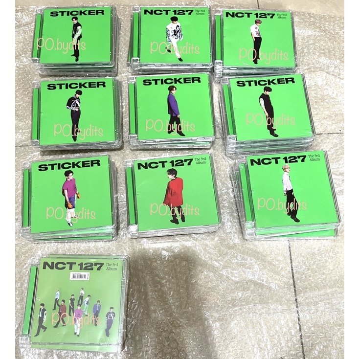 [READY] Album Only + Poster NCT 127 Jewel Case Sticker Ready Stock Taeyong Mark Doyoung Taeil Johnny