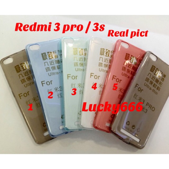 Ultrathin xiaomi redmi 3 pro / redmi 3s / case redmi 3pro / redmi 3s