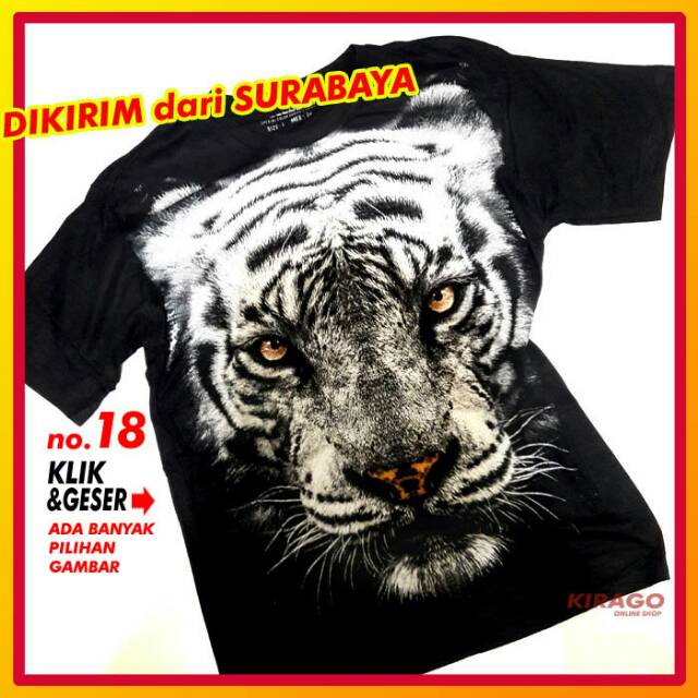 KAOS MACAN KAOS SPANDEK KAOS GAMBAR MACAN KAOS PRIA KAOS DISTRO