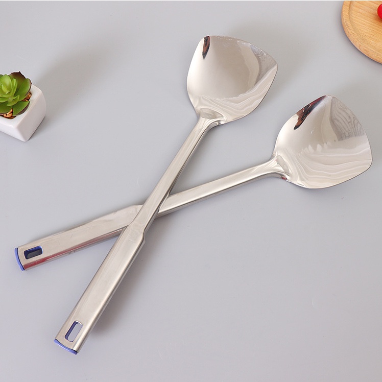 Spatula Centong Baja Tahan Karat Spatula Centong Memasak Non Magnetic Stainless Steel  ALat Dapur