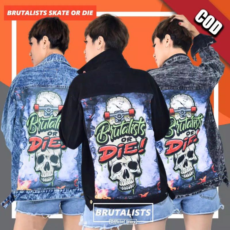 jaket jeans brutalist cowok jaket cewek jaket jeans original brutalists