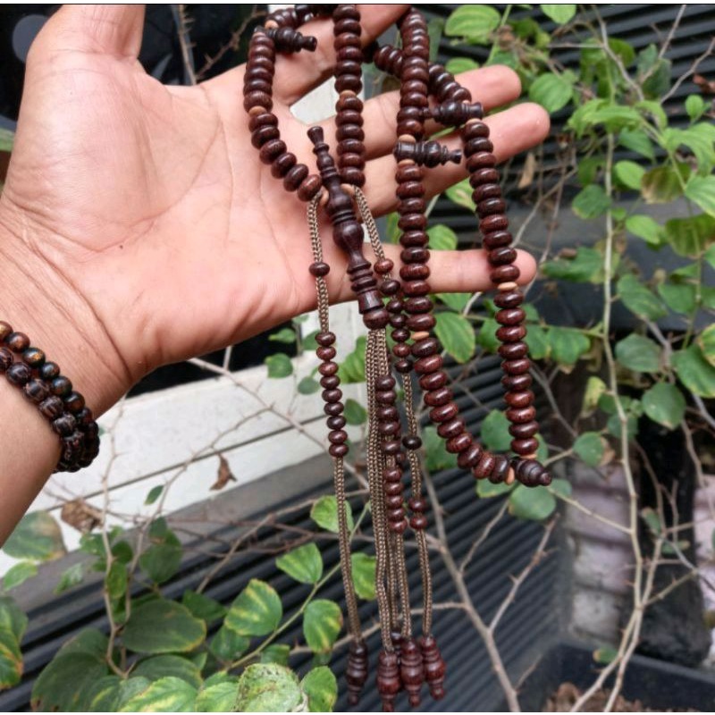 Tasbih Tijani Galih Asem 10mm Tasbih Tijani Yuser Tasbih Tijani murah Tasbih Tijaniyah 