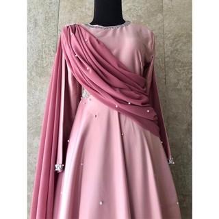 Dress Muslimah Dress Maxmara Kebaya Wisuda  Gamis Wisuda  