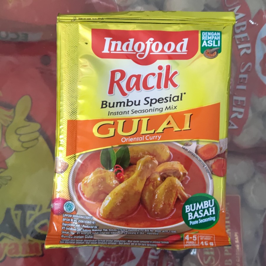 

Indofood racik bumbu gulai 45 gr