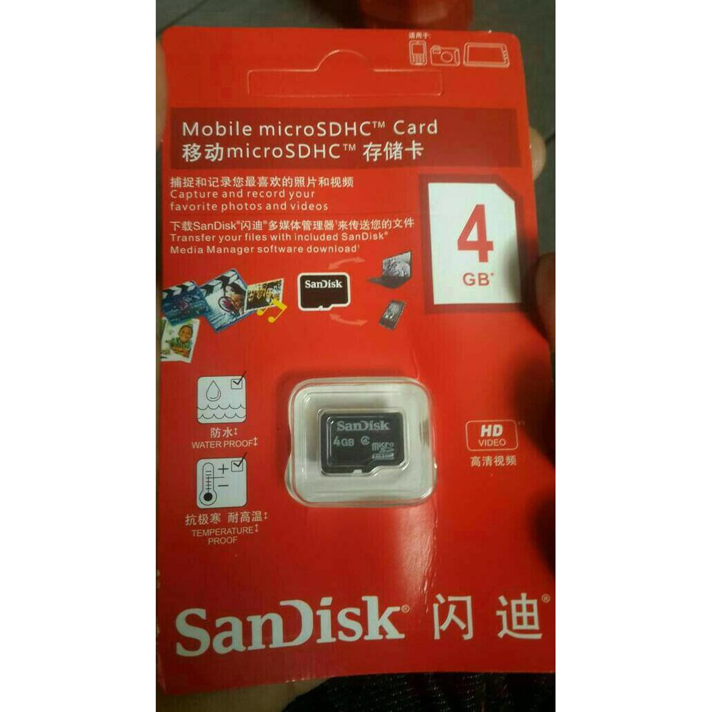 Memory Card Mmc Micro Sd 4Gb 4 Gb