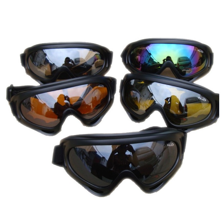 Kacamata Goggles Ski UV400 - Coklat