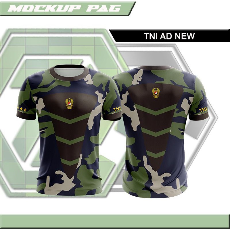 Kaos jersey TNI AD NEW fullprint