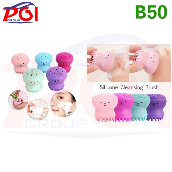 B ( B50 ) GURITA PEMBERSIH WAJAH / SIKAT CUCI WAJAH / SPONS WAJAH / FACIAL CLEANSING BRUSH GURITA