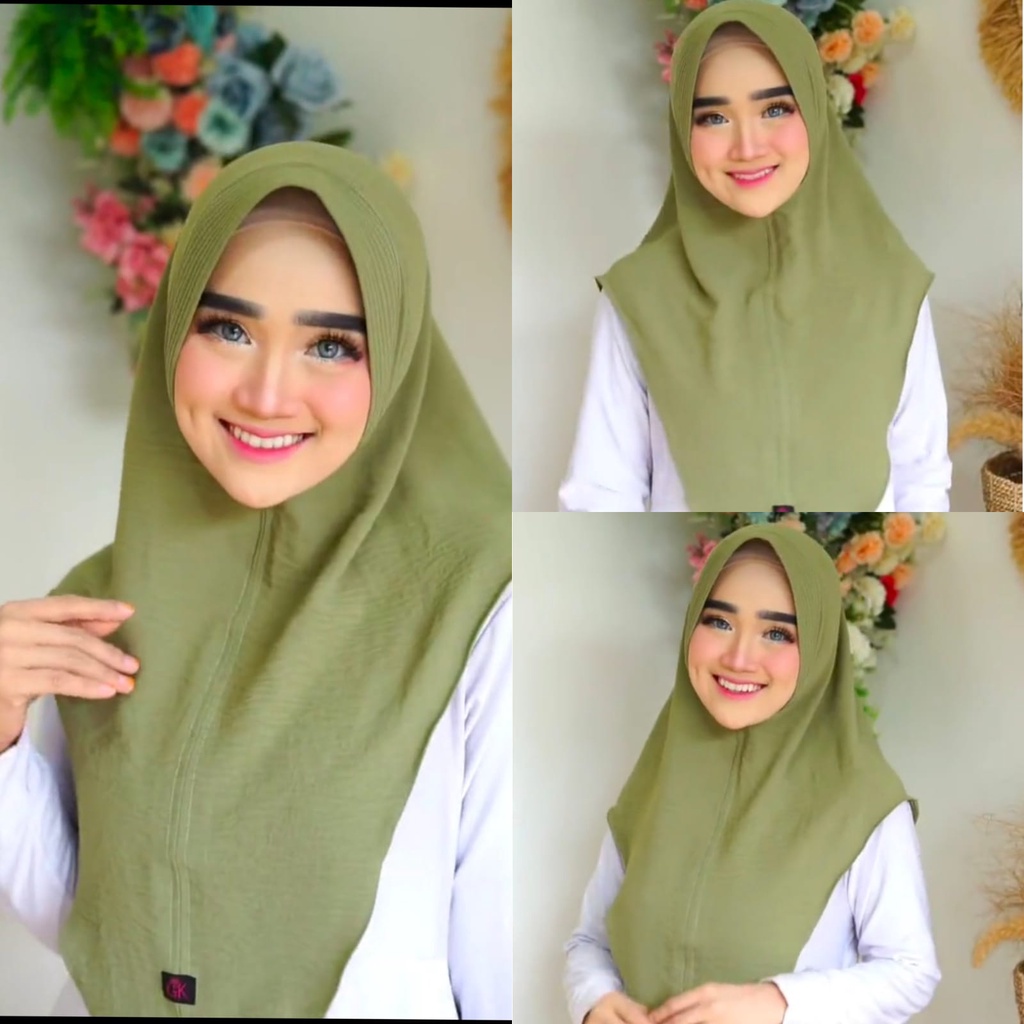 JILBAB BERGO PET CRINKLE / JILBAB BERGO PET / BERGO MARYAM  / HIBAB BERGO