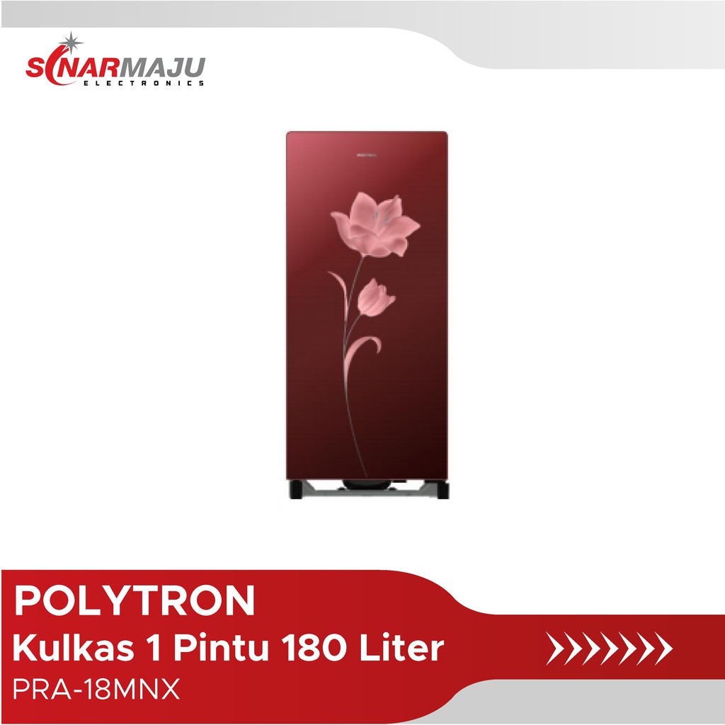 Polytron Kulkas 1 Pintu 180 Liter PRA-18MNX / PRA18MNX / PRA 18MNX