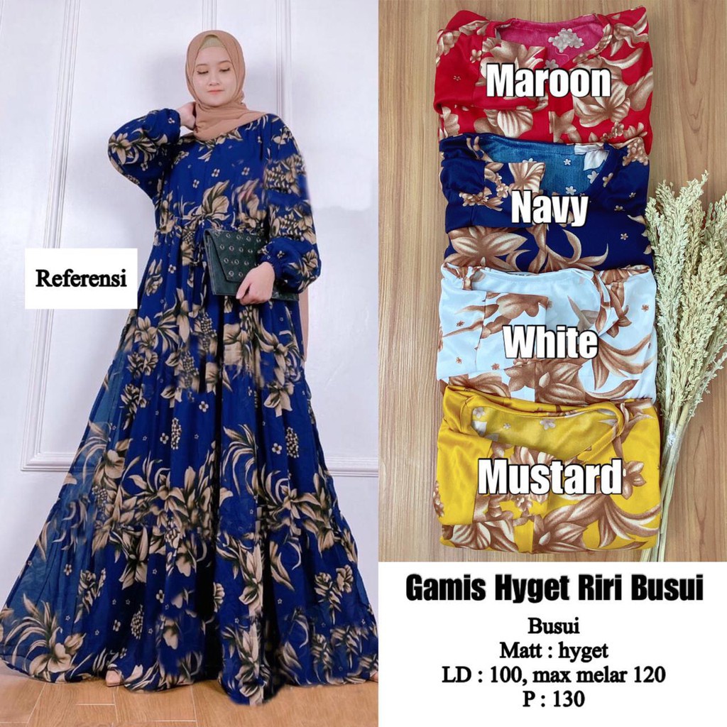 [BESTSELLER] Gamis hyget BusuiGAMIS hyget / GAMIS 30RIBUAN / GAMIS MURAH 