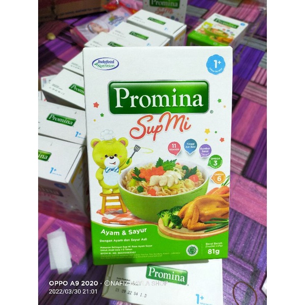 Promina Sup Mi Ayam &amp; Sayur 81g / Daging &amp; Sayur 84g