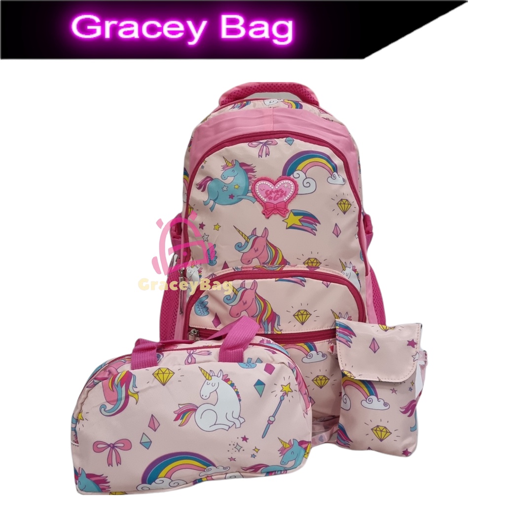 GB-75811S Tas Ransel Anak Perempuan / Remaja Silvergirl