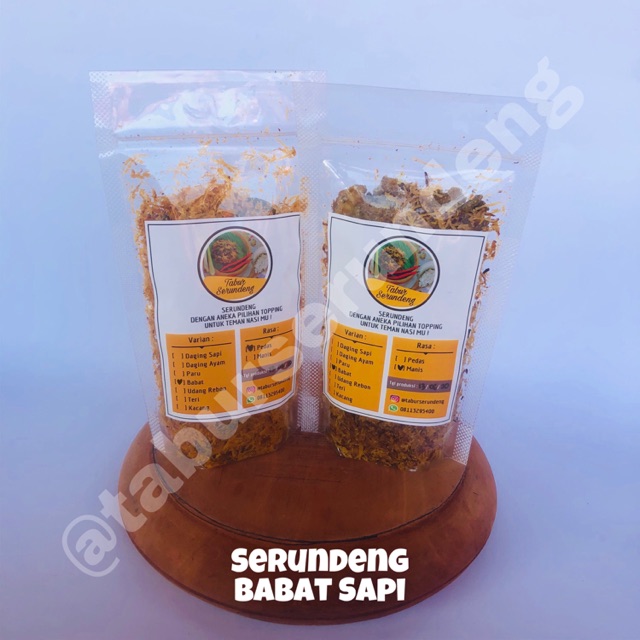 

SERUNDENG BABAT SAPI