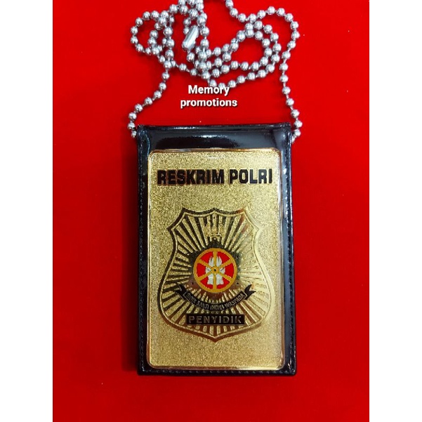Kalung lencana reskrim polri ( penyidik )