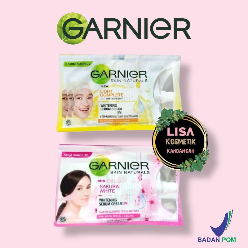 Garner Cream &amp; sabun Sachet 7ml