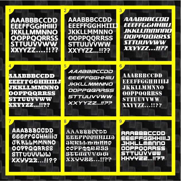 

Stiker HURUF Abjad ABCD tinggi huruf 3cm