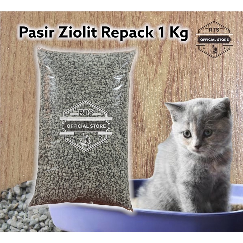 Pasir Zeolite 1 Kg | Pasir Zeolit Repack 1 Kg | Pasir Kucing Ziolit 1 Kg | Pasir Hamster / Pasir Anjing / Pasir Kucing Repack 1 Kg