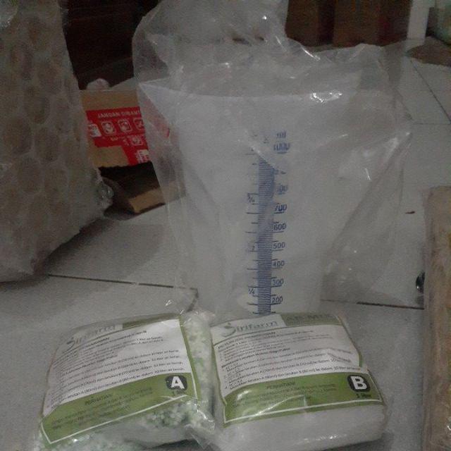 Jirifarm (11481+08255) Paket Ab Mix Sayuran 1 Liter + Gelas Takar